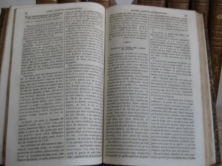 Journal des connaissances utiles - 1831 à 1846, 8 volumes, complet Journal des connaissances utiles - 1831 à 1846, 8 volumes, complet