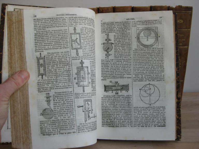 Journal des connaissances utiles - 1831 à 1846, 8 volumes, complet Journal des connaissances utiles - 1831 à 1846, 8 volumes, complet