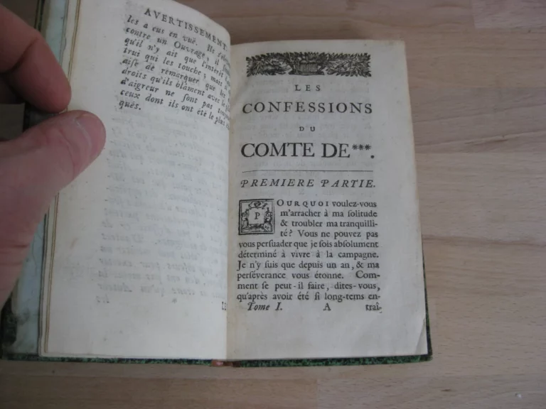 Les confessions du Comte de ***
