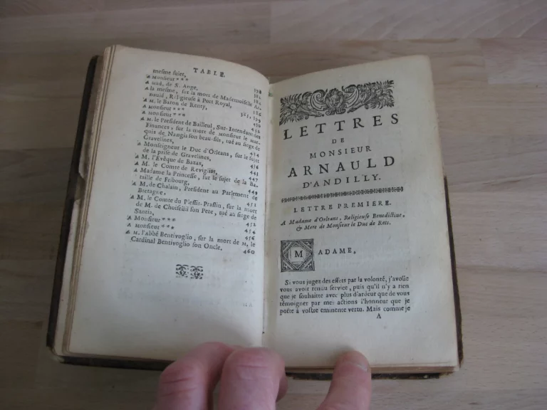 Lettres de Monsieur Arnauld D’Andilly Lettres de Monsieur Arnauld D’Andilly