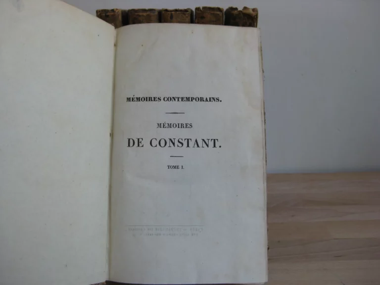 Mémoires de Constant, premier valet de l'empereur Mémoires de Constant, premier valet de l'empereur