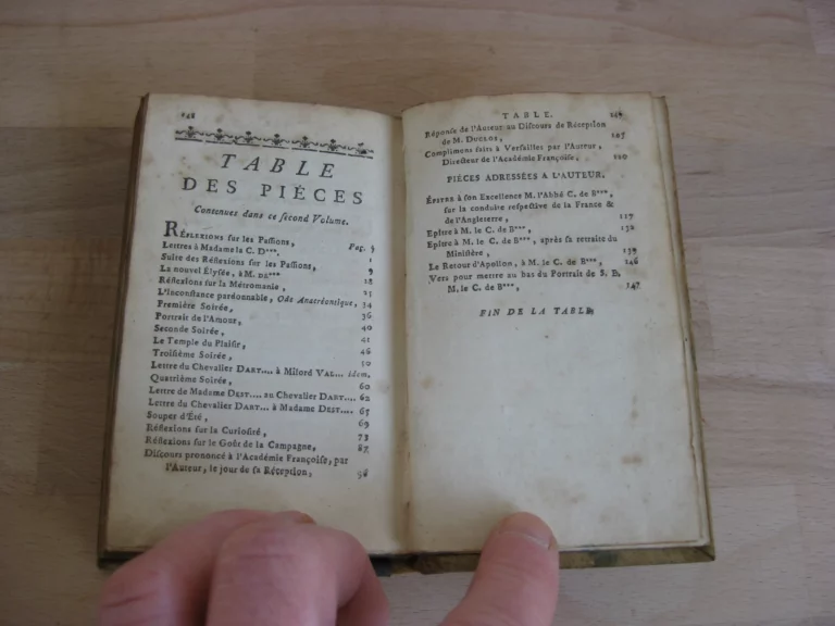Oeuvres complètes  de M. le C. de B***, 2 tomes en un volume