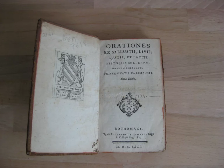 Orationes ex sallustii, livii, curtii, et taciti