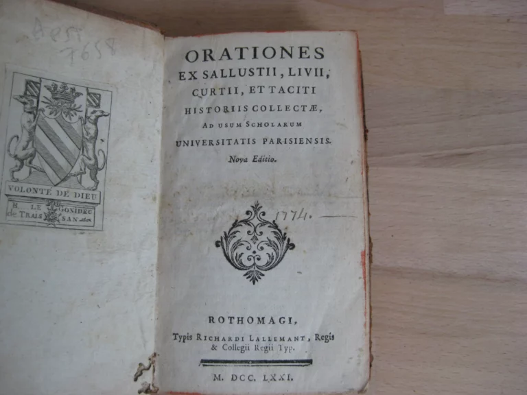 Orationes ex sallustii, livii, curtii, et taciti