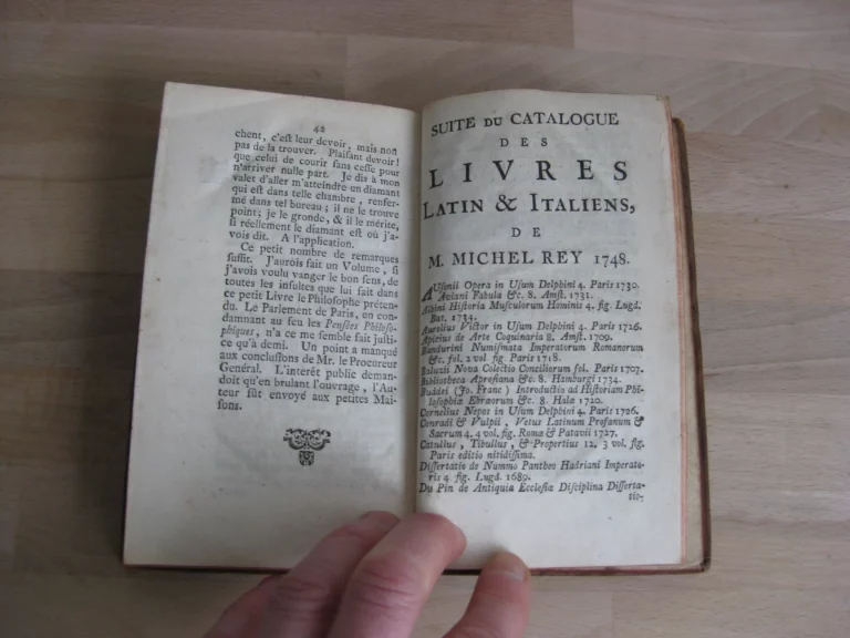 Pensées chrétiennes mises en parallèle, ou en opposition avec les Pensées Philosophies