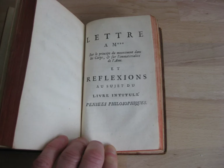 Pensées chrétiennes mises en parallèle, ou en opposition avec les Pensées Philosophies