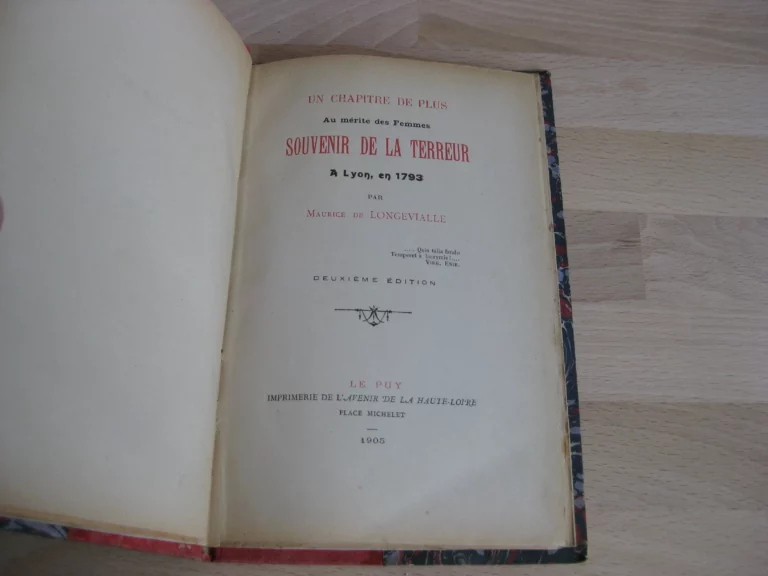 Souvenir de la Terreur à Lyon en 1793