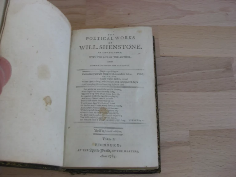 The poetical works. With the life of the author, and a description of the Leasowes The poetical works. With the life of the author, and a description of the Leasowes