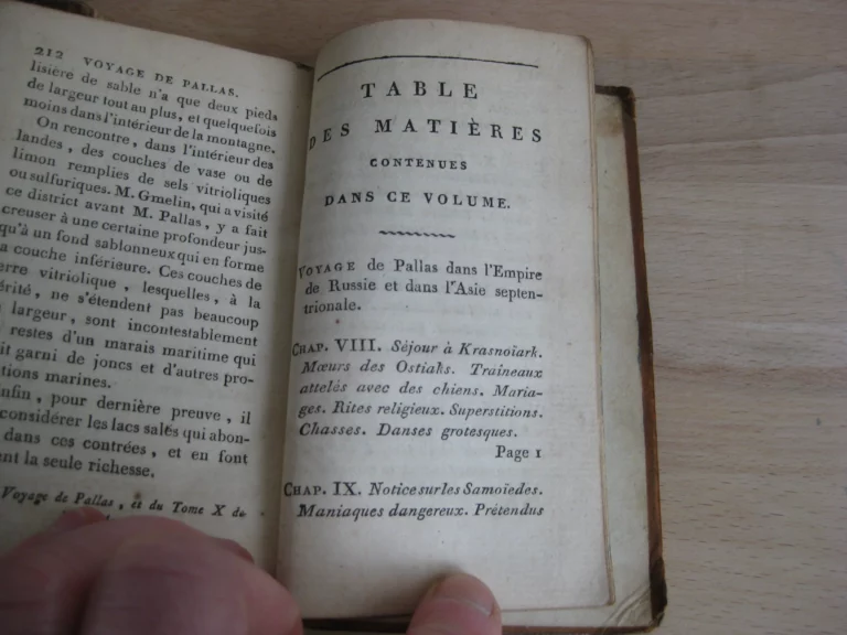 Voyage de Pallas dans l'Empire de Russie et dans l'Asie septentrionale