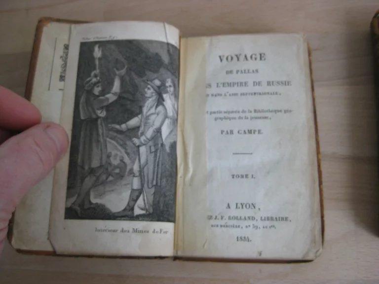 Voyage de Pallas dans l'Empire de Russie et dans l'Asie septentrionale