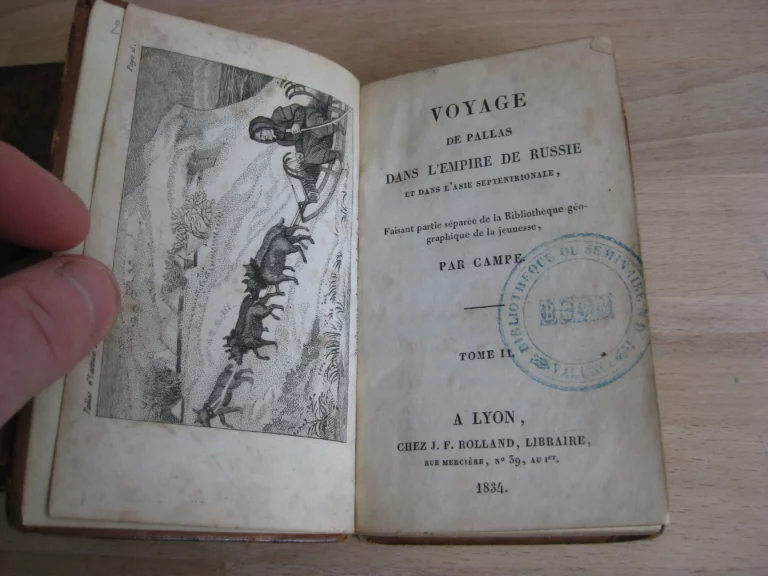 Voyage de Pallas dans l'Empire de Russie et dans l'Asie septentrionale