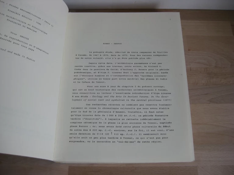 ‎Archéologie du sud de la péninsule d'Azuero, Panama