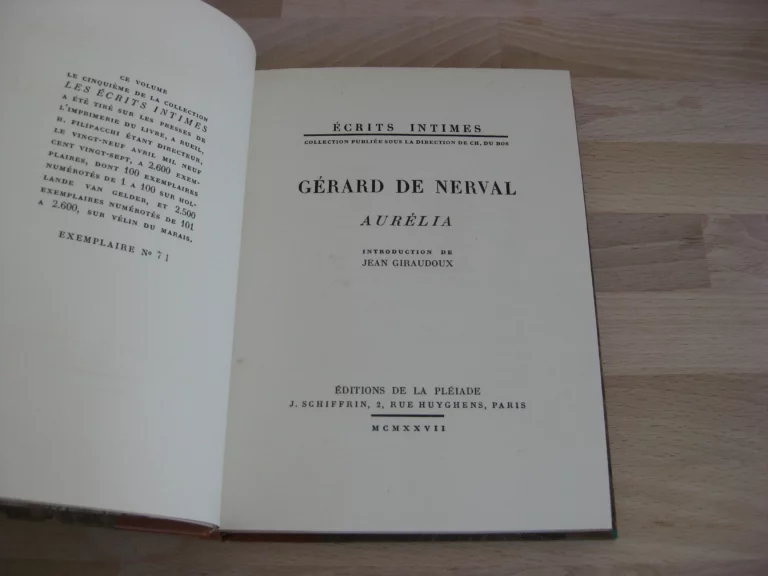 Aurélia - Nerval Aurélia - Nerval