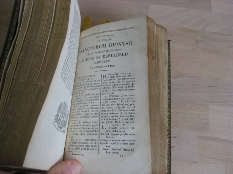 Brevarium Parisiense D. Hyacinte Ludovici De Quelen