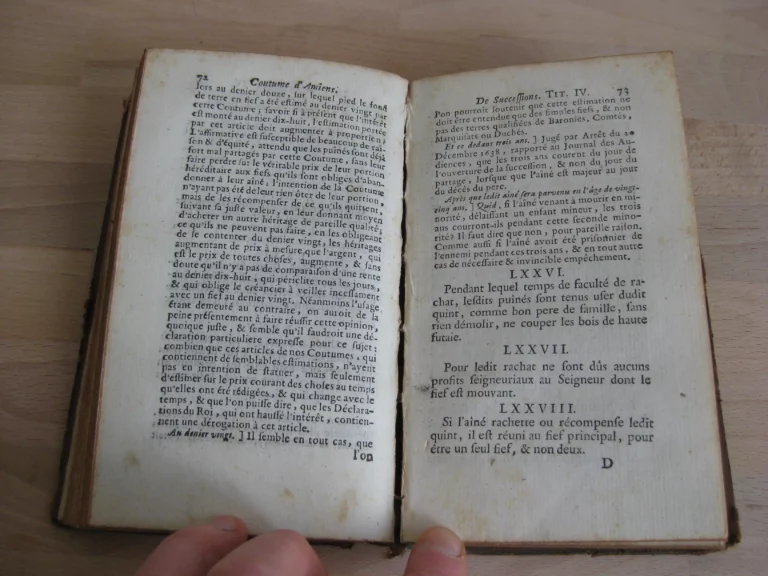 Coutumes du bailliage d’Amiens commentées par Ricard