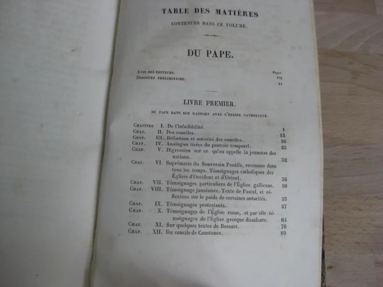 Du pape, suivi de l’église gallicane - Joseph de Maistre