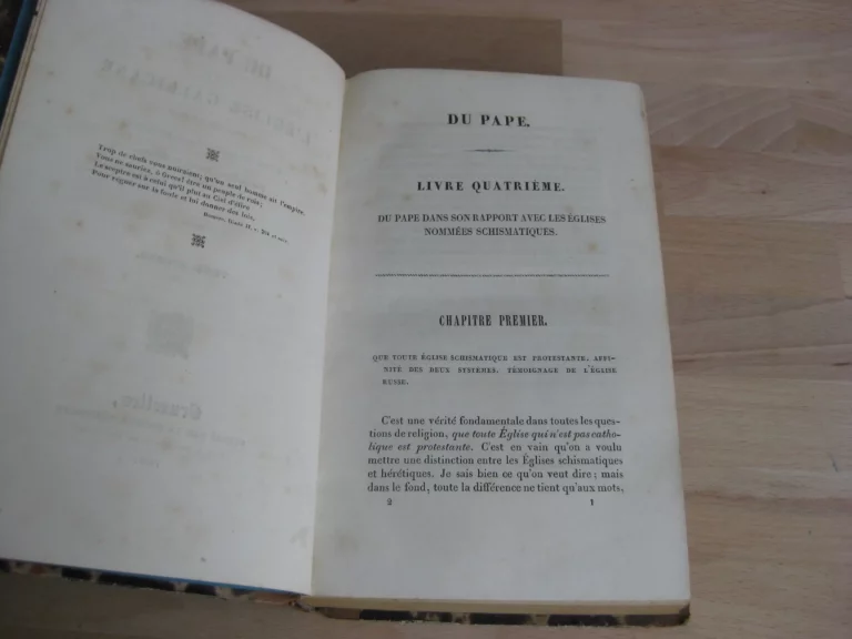 Du pape, suivi de l’église gallicane - Joseph de Maistre