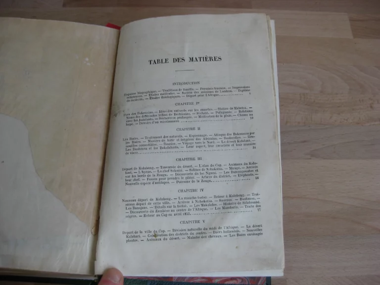 Explorations dans l’intérieur de l’Afrique australe