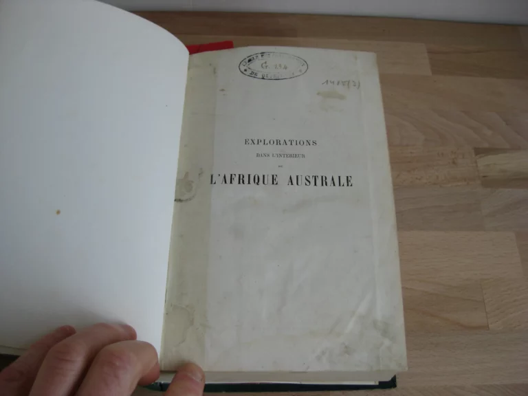 Explorations dans l’intérieur de l’Afrique australe