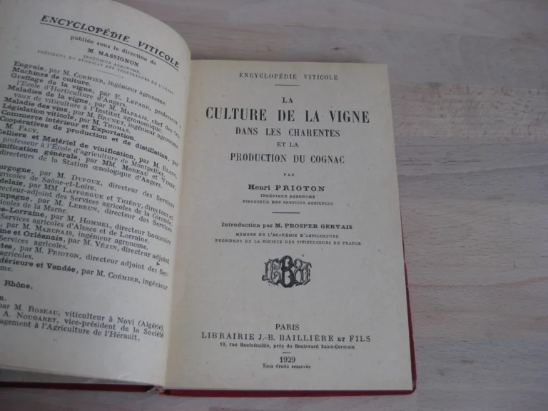La culture de la vigne dans les Charentes et la production du cognac La culture de la vigne dans les Charentes et la production du cognac