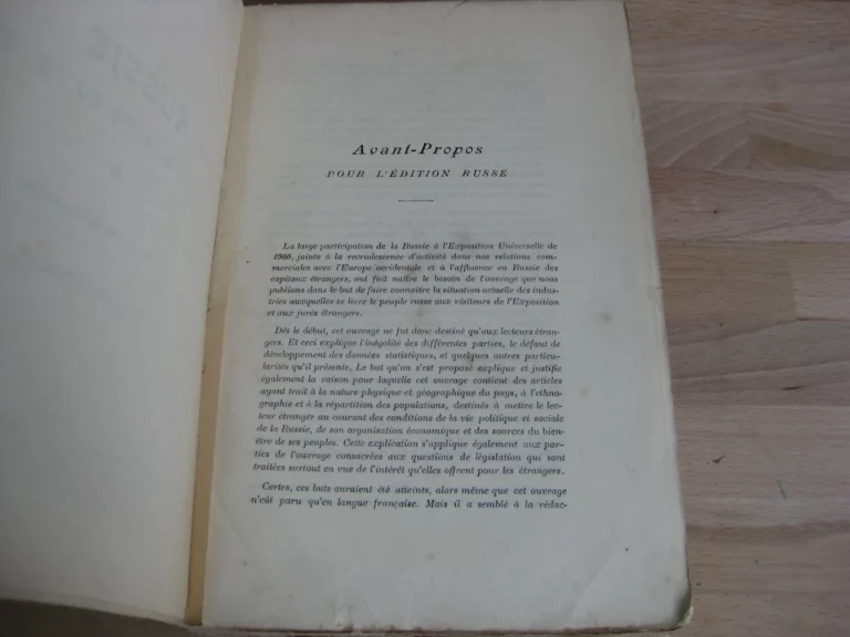 La Russie à la fin du 19ème siècle - M. W. de Kovalevsky (dir.)