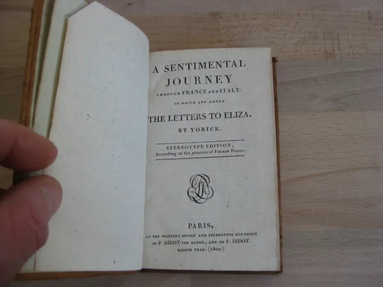 Laurence Stern - A sentimental journey through France