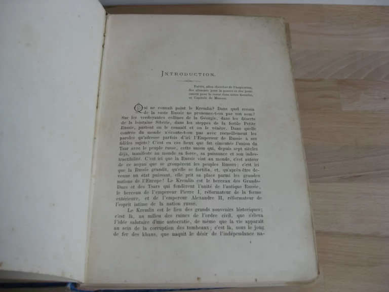 Le Kremlin de Moscou. Esquisses et tableaux. Autrefois et Aujourd’hui