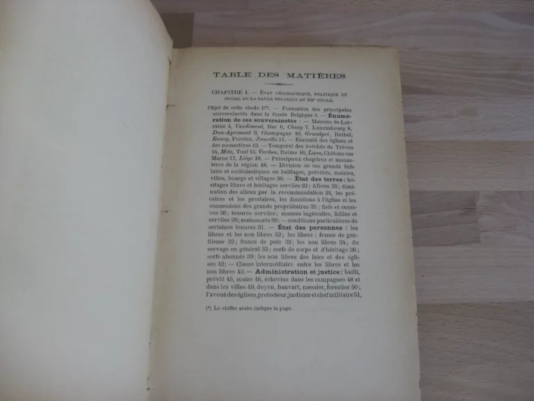 Le Tiers état d'après la charte de Beaumont et ses filiales
