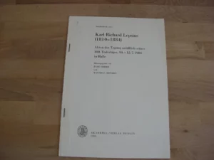 Les acquis irremplaçables de l’expédition de Lepsius. Les acquis irremplaçables de l’expédition de Lepsius.