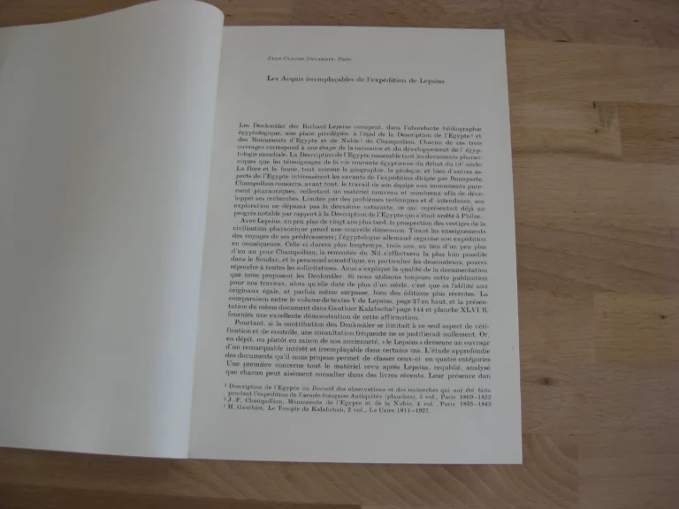 Les acquis irremplaçables de l’expédition de Lepsius.