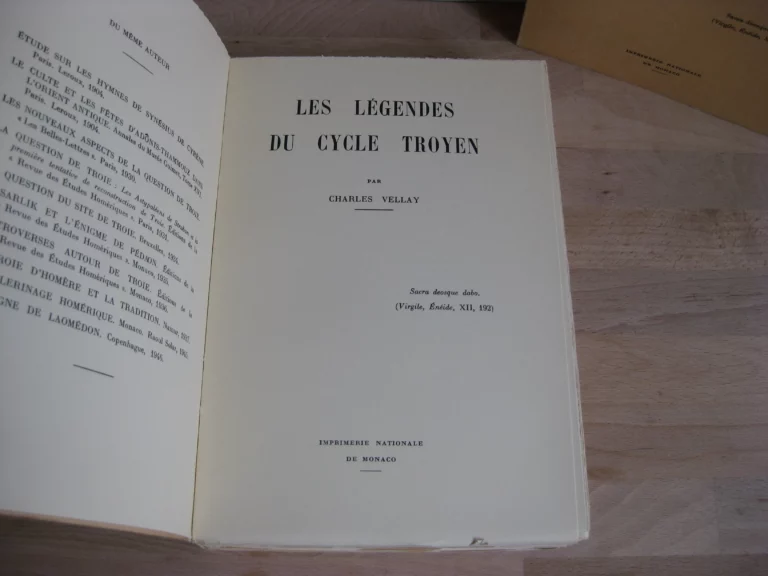 Les légendes du cycle troyen, 2 tomes, complet