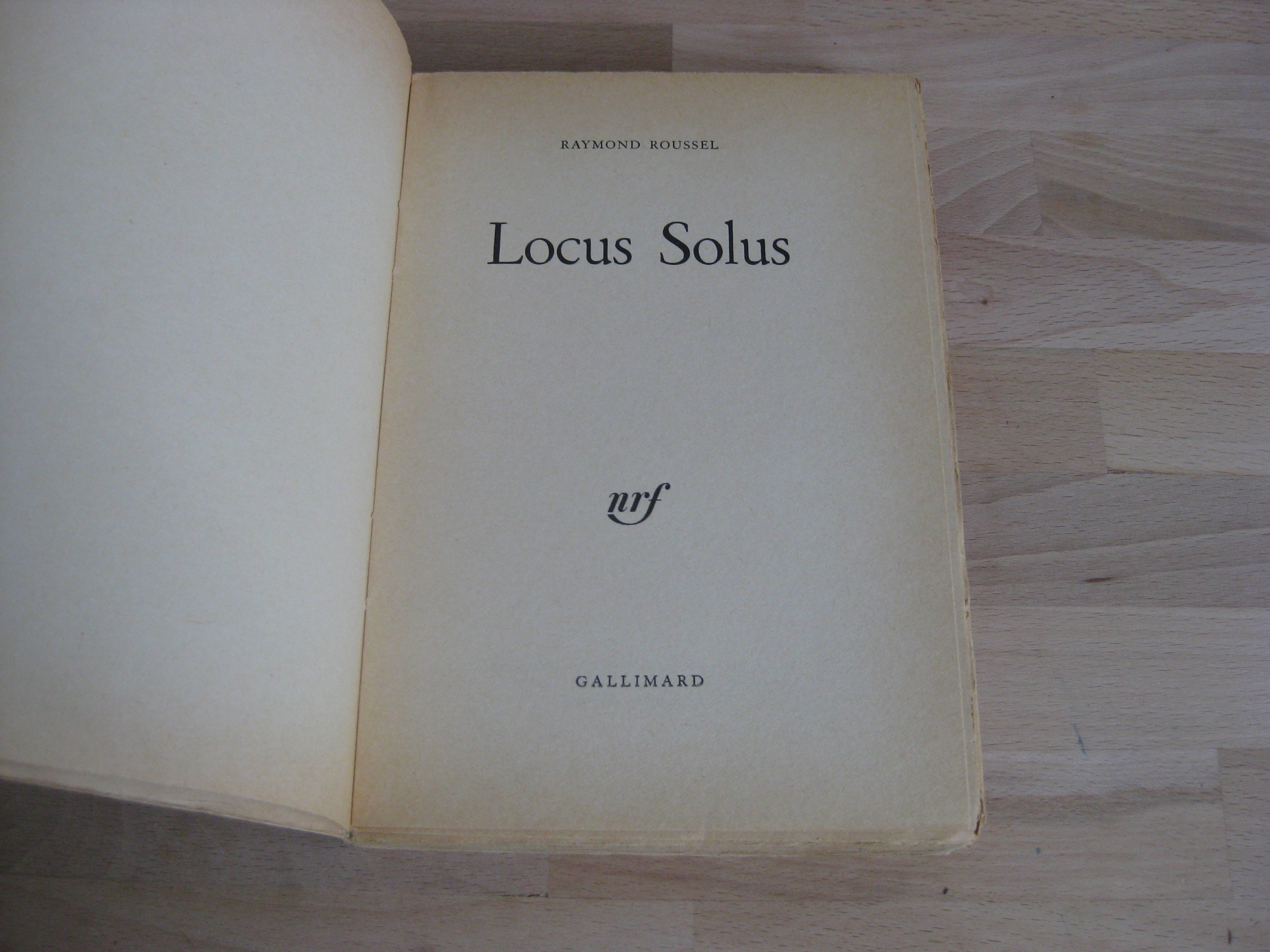 Locus Solus - Raymond Roussel -