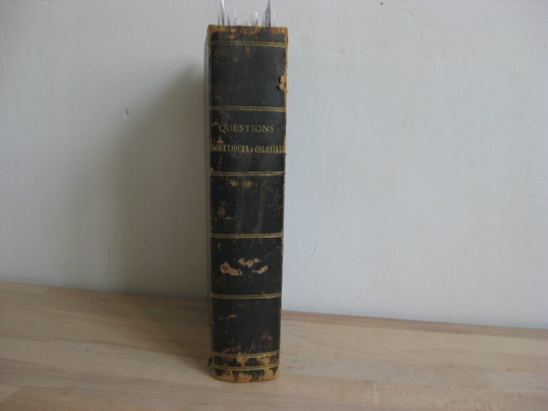 Questions diplomatiques et coloniales. Tome XXVIII. 1909