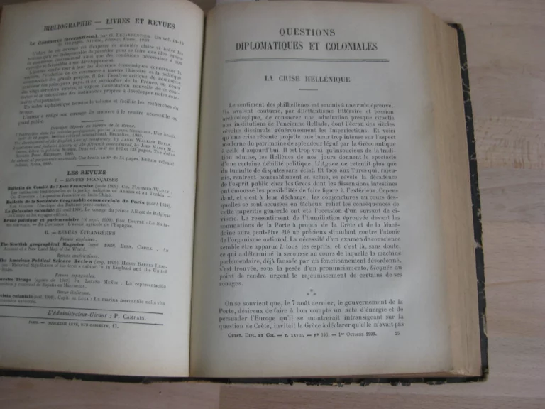 Questions diplomatiques et coloniales. Tome XXVIII. 1909 Questions diplomatiques et coloniales. Tome XXVIII. 1909