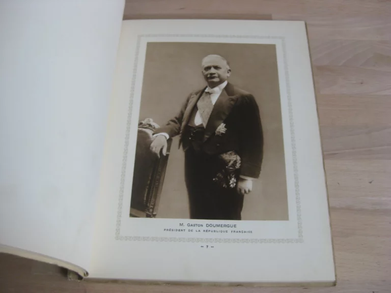 Réception de M. Gaston Doumergue Président de la République française au Palais du Luxembourg