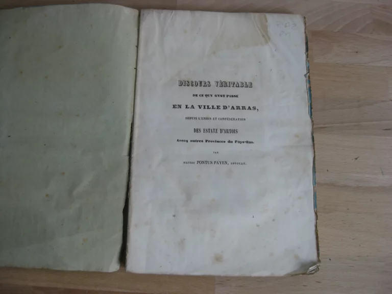 Troubles d’Arras, 1577-1578. Tome second.