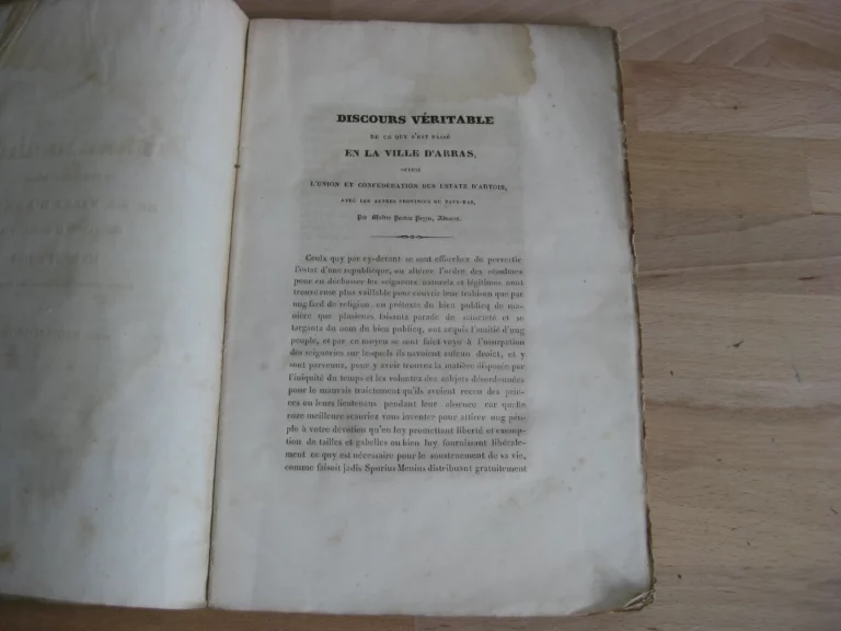 Troubles d’Arras, 1577-1578. Tome second.