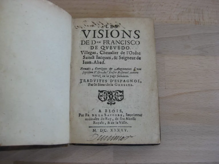 Visions de dom Francisco de Quevedo Villegas Visions de dom Francisco de Quevedo Villegas