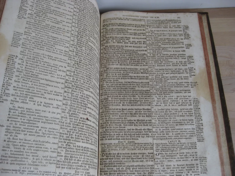 Biblia sacra latino-germanica oder Latin- Deutsche Bibel