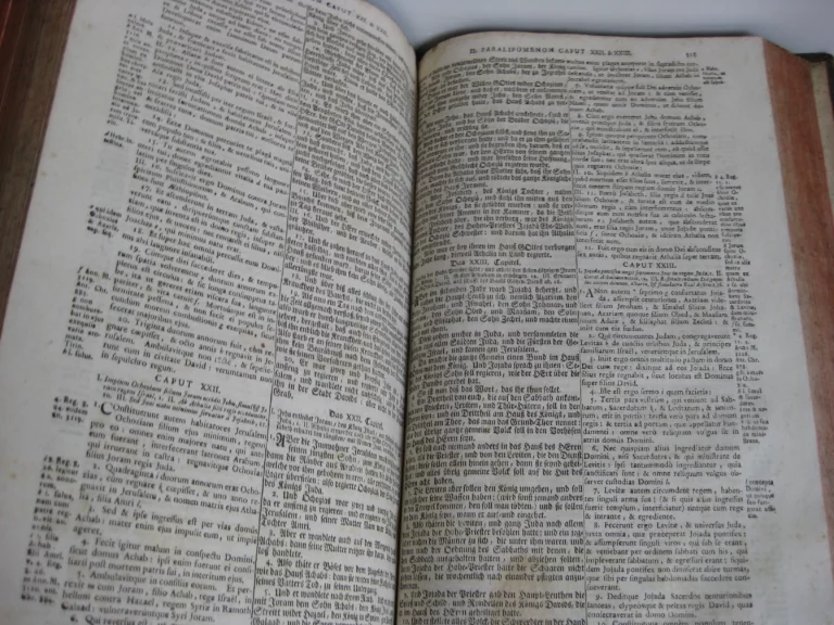 Biblia sacra latino-germanica oder Latin- Deutsche Bibel