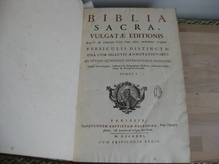Biblia sacra. Vulgatae Editionis Sixti V et Clementis VIII
