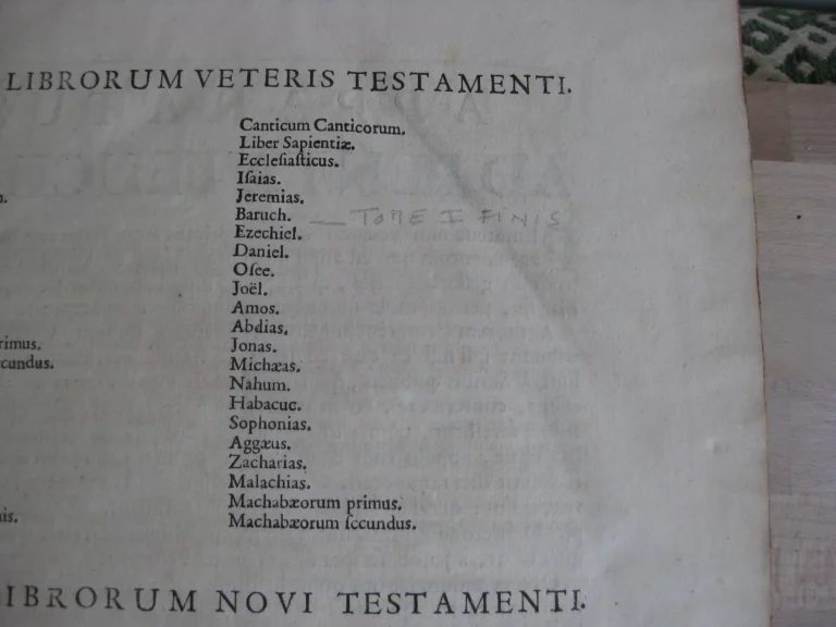 Biblia sacra. Vulgatae Editionis Sixti V et Clementis VIII