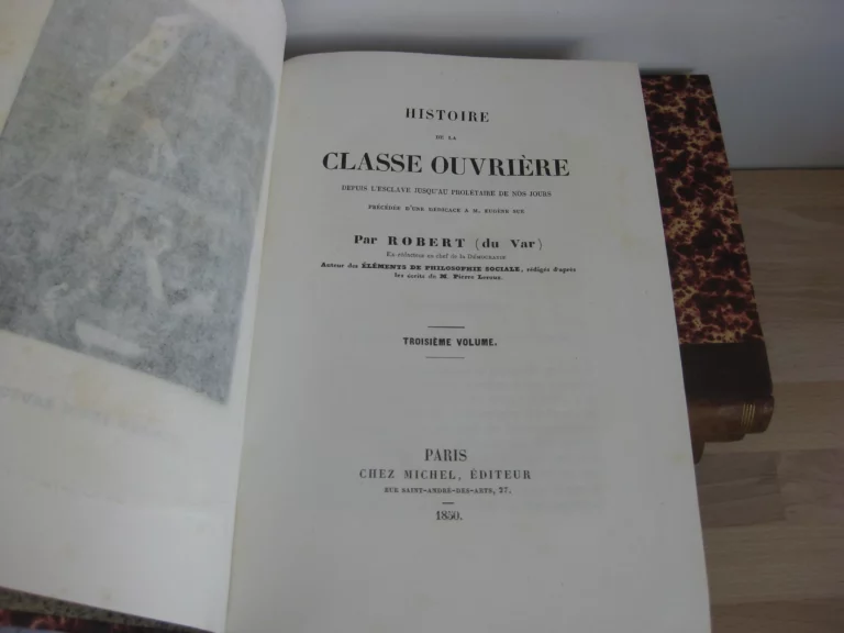 Histoire de la classe ouvrière - Robert (du Var)