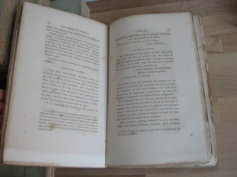 Histoire de la Terreur. Tomes I à VII (sur 8) - Mortimer-Ternaux
