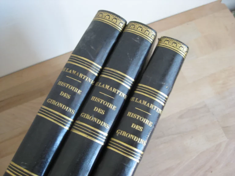 Histoire des Girondins. Édition illustrée, 3 tomes complet.