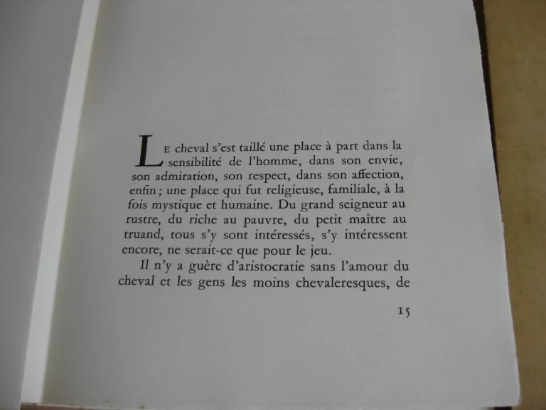 Le cheval et l’image - Jean de la Varende