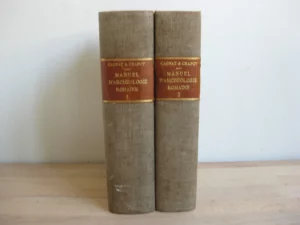 Manuel d’archéologie romaine, 2 tomes