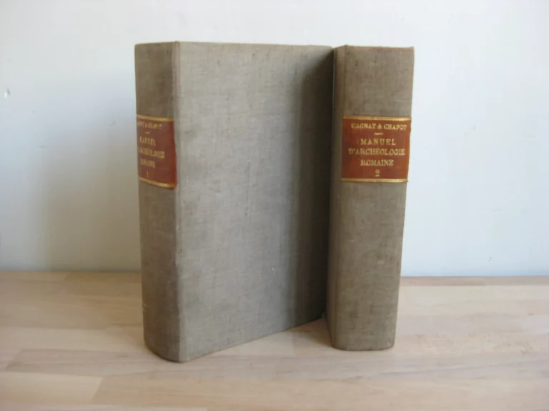 Manuel d’archéologie romaine, 2 tomes