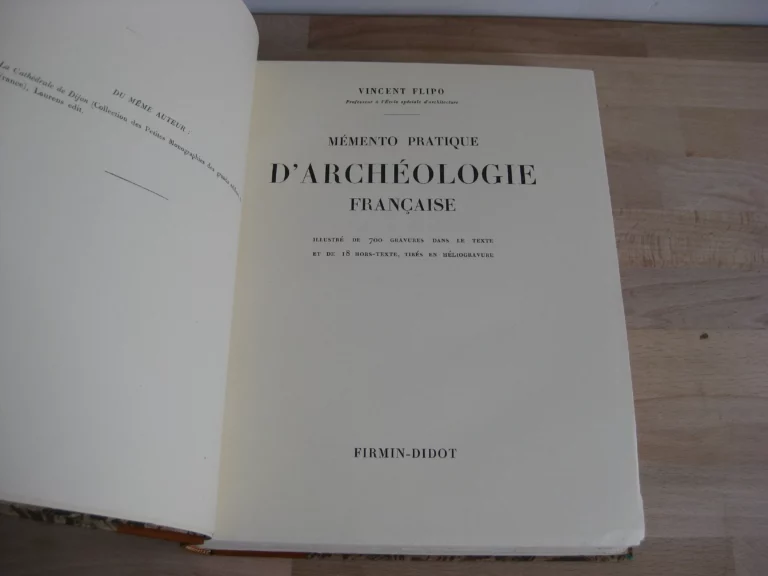 Mémento pratique d’archéologie française - Vincent Flipo