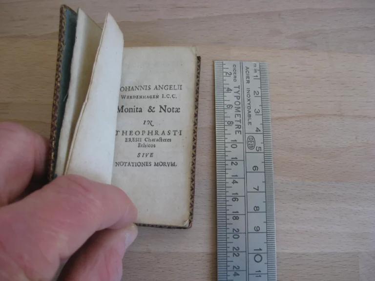 Theophrasti, Eresii characteres ethicos - Miniature Theophrasti, Eresii characteres ethicos - Miniature